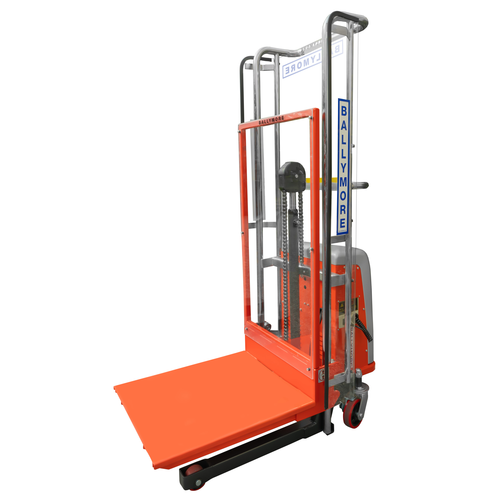 Ballymore Battery Powered Mobile Platform Lift Truck — 59in. Lift, 850-Lb. Capacity, Ergonomic Handle, Model# EMS 850